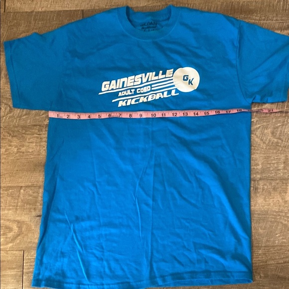 Gildan Blue Short Sleeve Tee - Picture 1 of 4